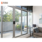 Automatic Interior Aluminium Sliding Glass Doors CW Waterproof System