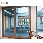 Glass UPVC Windows Plastic Sliding Doors For Balcony Australian Standard