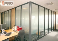 Concise Design Modern Office Partitions Decorative Clear Glass Partition Wall Sound Proof