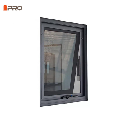 Professional Australian Standard Double Glazed Aluminum Top Hung Awning Window